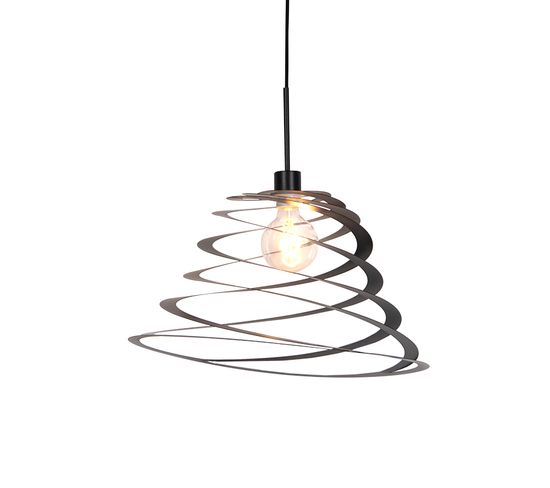 Lampe à Suspension Design Avec Abat-jour En Spirale 50 Cm - Scroll