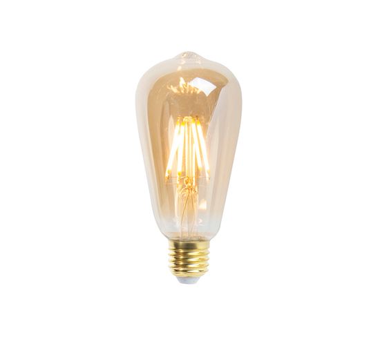 Lampe à Incandescence LED E27 Dimmable St64 Goldline 5w 380 Lm 2200k
