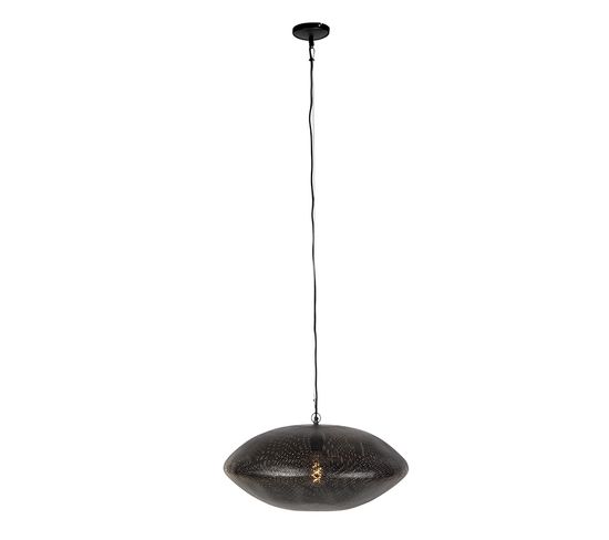 Lampe à Suspension Design Noir Avec Or 60 Cm - Radiance