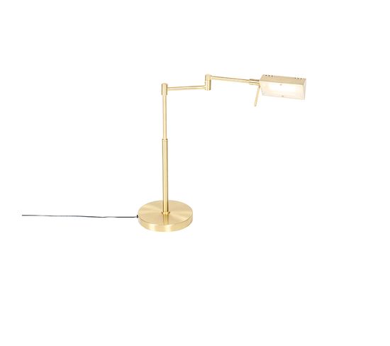 Lampe De Table Design Or Avec LED Avec Variateur Tactile - Notia