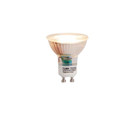 Lampe LED Gu10 à 3 Niveaux D'intensité Pour Réchauffer 6w 450 Lm