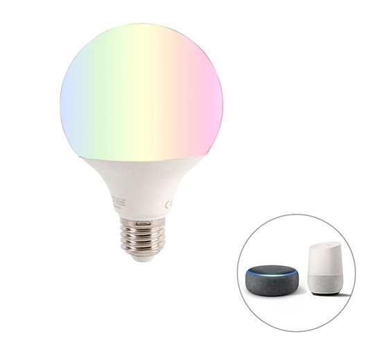Lampe LED Intelligente E27 Dimmable G95 11w 900 Lm 2200-4000k Rgb