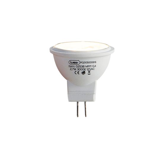Ampoule LED G4 Mr11 2.7w 210 Lm 3000k 12v