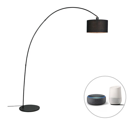 Lampe à Arc Moderne Intelligente Noire Avec Wifi G95 - Vinossa