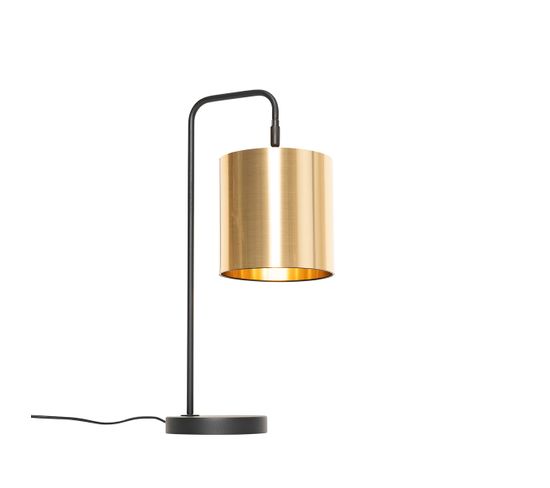 Lampe De Table Moderne Noire Avec Or - Lofty
