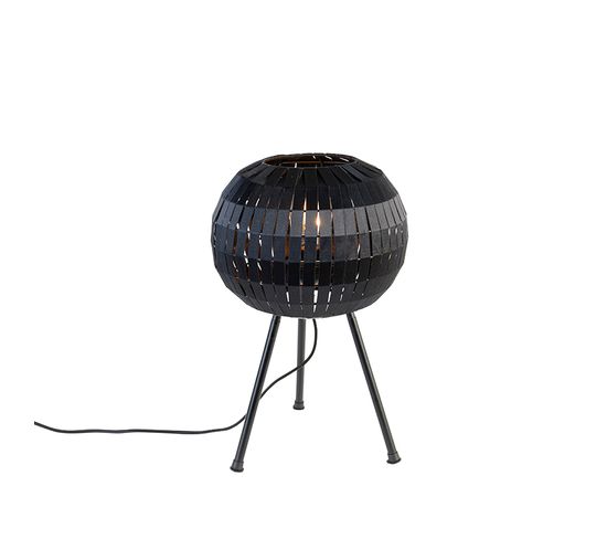 Lampe De Table Moderne Trépied Noir - Zoë