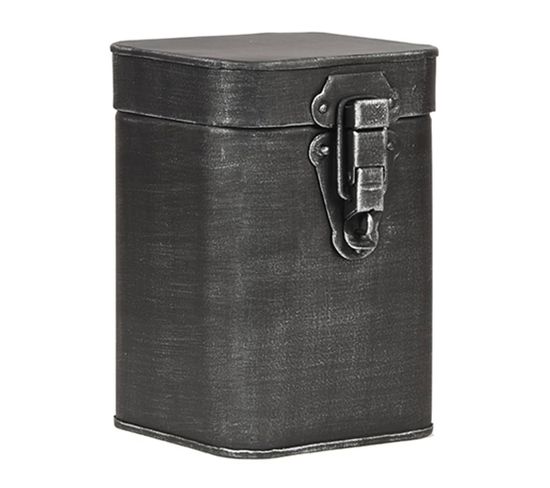 Boîte De Rangement 12x13x17 Cm M Noir Antique