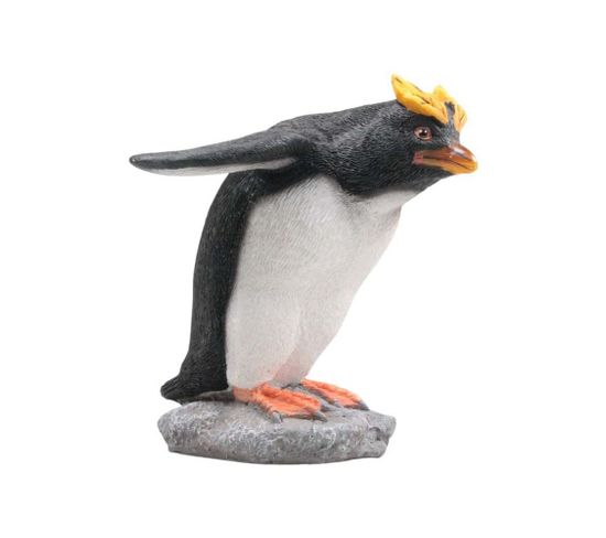 Pingouin Huppé En Résine Plonge