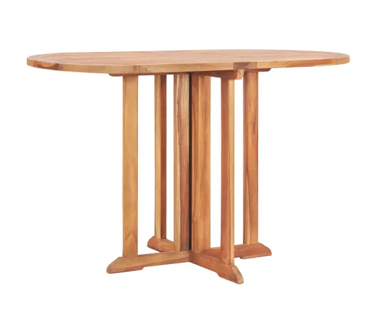 Table Pliable De Jardin Papillon 120x70x75 Cm Bois Teck Solide