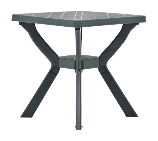 Table De Bistro Vert 70x70x72 Cm Plastique