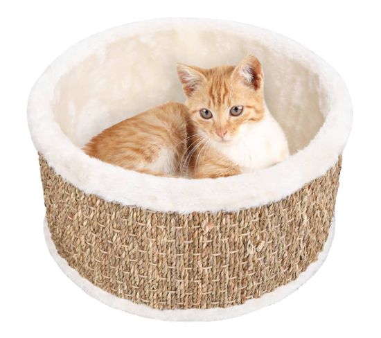 Panier Pour Chat Rond 36 Cm Herbiers Marins