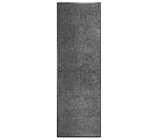 Paillasson Lavable Anthracite 60x180 Cm