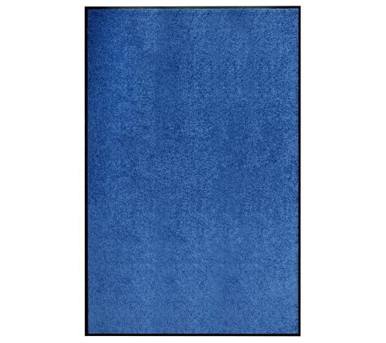 Paillasson Lavable Bleu 120x180 Cm