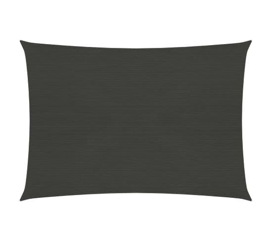 Voile D'ombrage 160 G/m² Anthracite 2x3 M Pehd