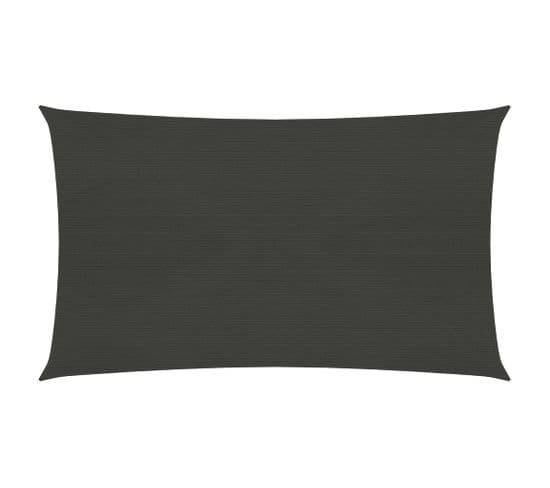Voile D'ombrage 160 G/m² Anthracite 2x5 M Pehd