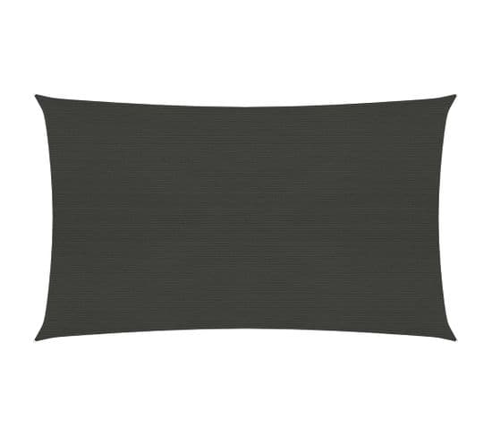 Voile D'ombrage 160 G/m² Anthracite 3,5x5 M Pehd