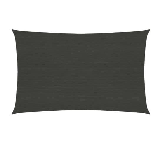 Voile D'ombrage 160 G/m² Anthracite 4x7 M Pehd