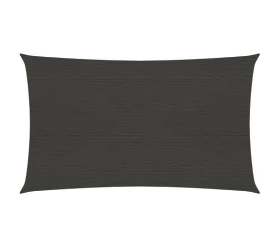 Voile D'ombrage 160 G/m² Anthracite 5x7 M Pehd