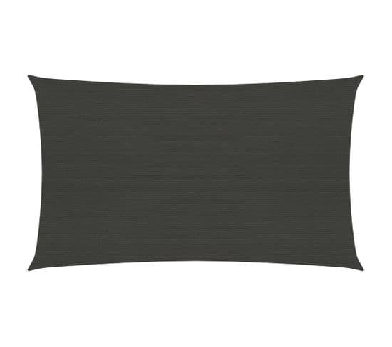 Voile D'ombrage 160 G/m² Anthracite 6x8 M Pehd