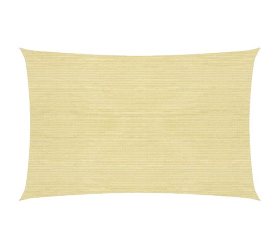 Voile D'ombrage 160 G/m² Beige 2,5x3 M Pehd