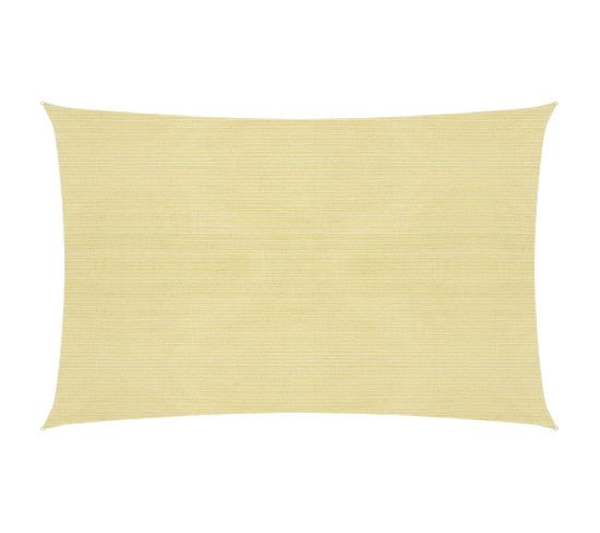 Voile D'ombrage 160 G/m² Beige 3x4,5 M Pehd