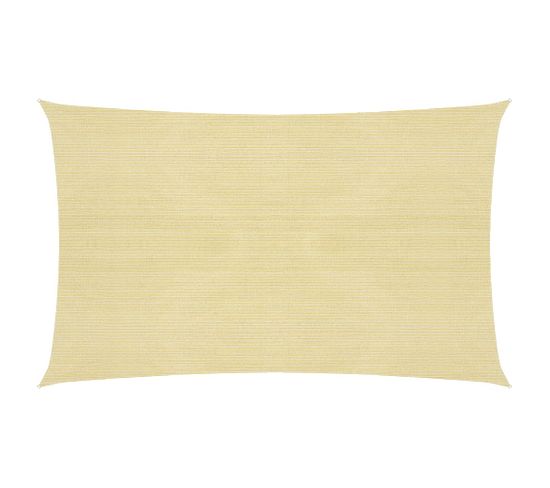 Voile D'ombrage 160 G/m² Beige 3x6 M Pehd
