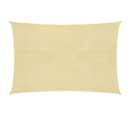 Voile D'ombrage 160 G/m² Beige 4x7 M Pehd
