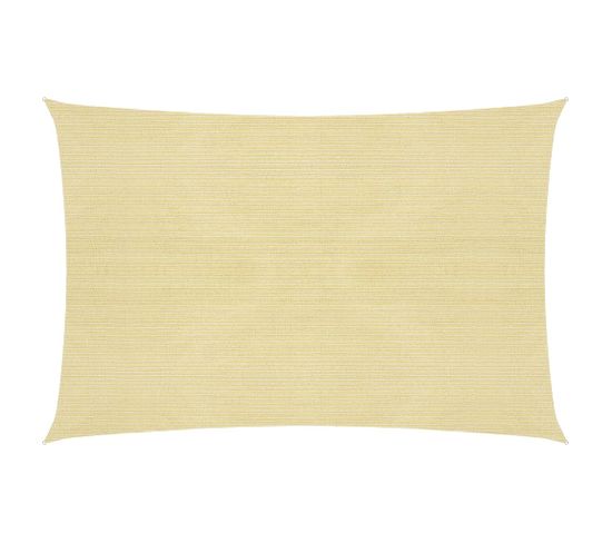 Voile D'ombrage 160 G/m² Beige 5x7 M Pehd
