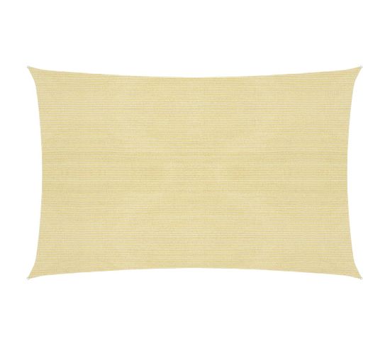Voile D'ombrage 160 G/m² Beige 5x8 M Pehd