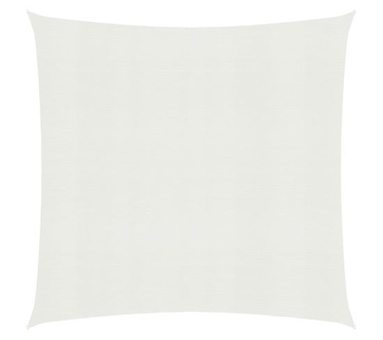 Voile D'ombrage 160 G/m² Blanc 3x3 M Pehd