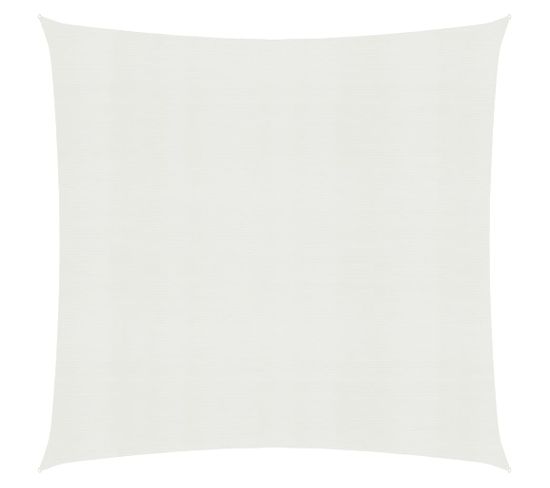 Voile D'ombrage 160 G/m² Blanc 5x5 M Pehd