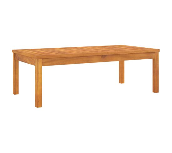 Table Basse 100x50x33 Cm Bois D'acacia Solide