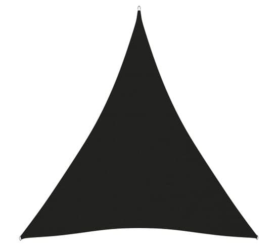 Voile D'ombrage Tissu Oxford Triangulaire 4x5x5 M Noir