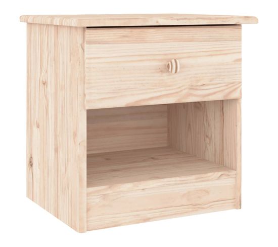 Table de chevet ALTA 41x35x41 cm bois de pin massif
