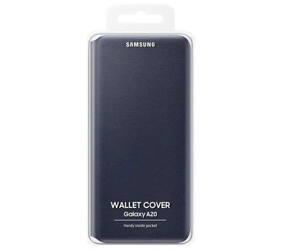 Flip Wallet Galaxy A20e Noir
