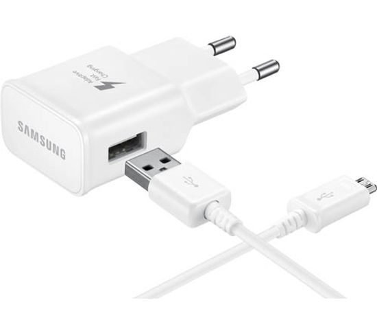 Chargeur Secteur Complet - Fast Charge 2a et Câble Micro Usb - Blanc - Ep-ta20eweugww