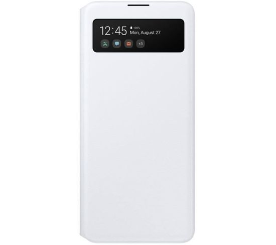 Etui S View Wallet Samsung A51 Blanc