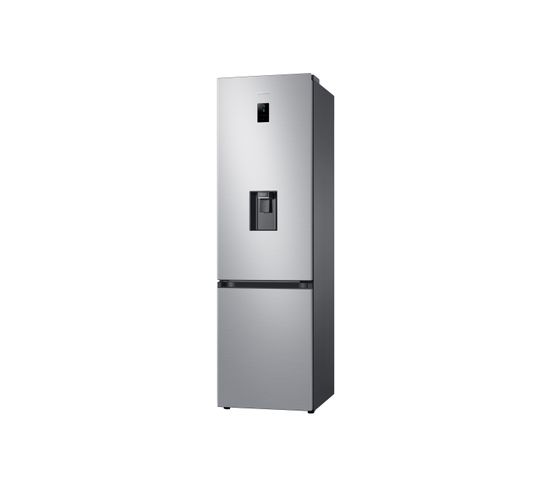 Réfrigérateur Combiné Inox 386L, 35dB, Froid Ventilé Intégral, Distributeur d'Eau - Rb38t650esa