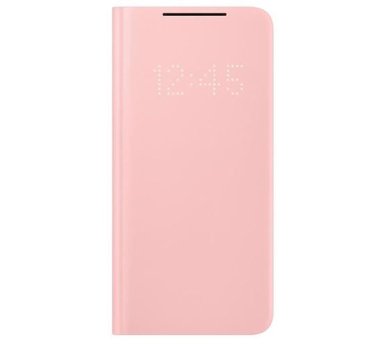 Coque Smart LED View Cover S21 Rose