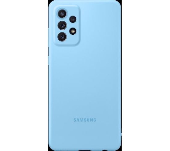 Coque Silicone Galaxy A72 Bleu