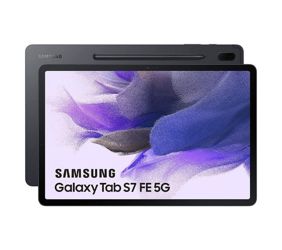 Tablette Galaxy Tab S7 Fe 5g (12.4'' - 128 Go - 6 Go Ram) Noir