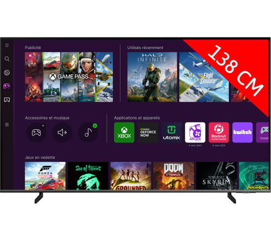 TV QLED 55'' (138 cm) 4K Ultra HD Smart TV - Tq55q65c