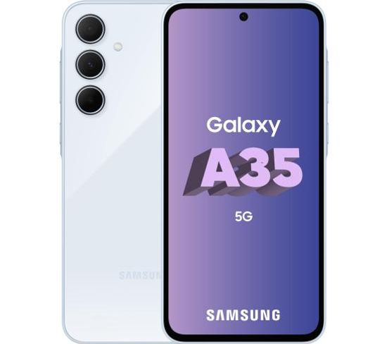 Smartphone  Galaxy A35 6,6" 5g Nano Sim 128 Go Bleu