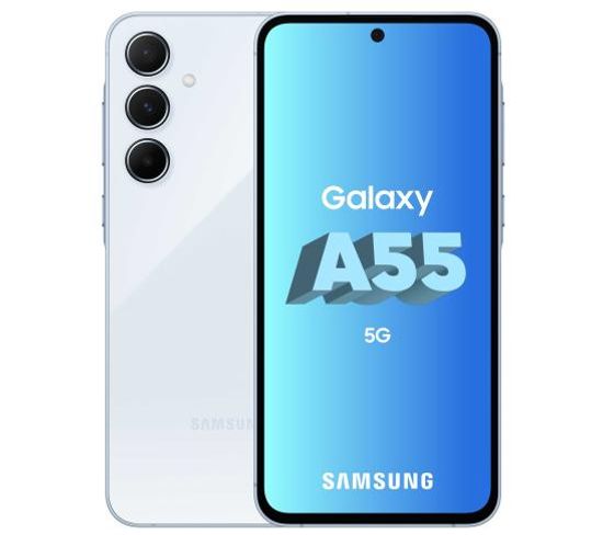 Smartphone  Galaxy A55 6,6" 5g Nano Sim 128 Go Bleu