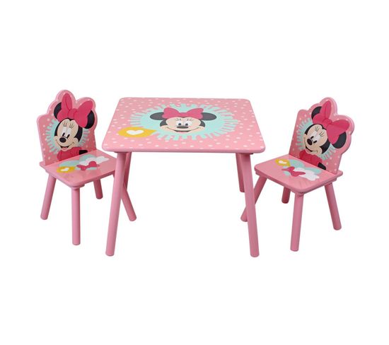Ensemble Table Et 2 Chaises Pour Enfants - Minnie Mouse Disney