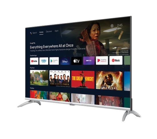 TV LED 43" (108 cm) SMART 4k UHD - Android - Modèle 2023 - Srt43ud6593