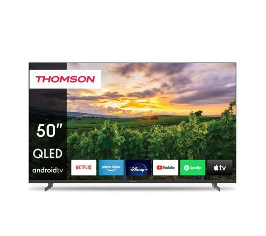 TV QLED 50" (126 Cm) Smart Android TV