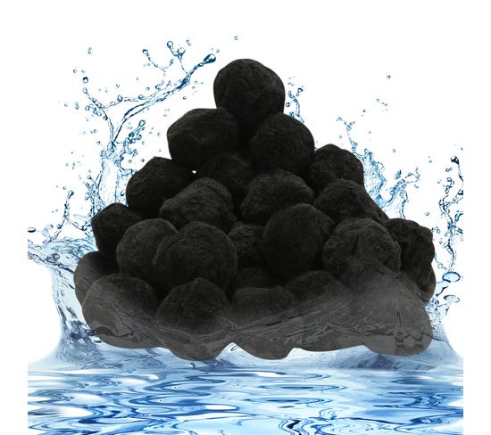 Filter Balls 2100 G, Balles Filtrantes Piscine Pour Filtre à Sable Pour Aquarium De De Piscine-noir