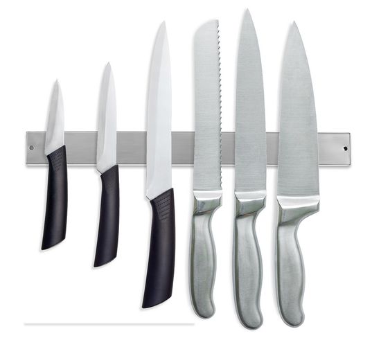 2x Porte-couteau 40cm 304 Bande Magnétique Bande De Couteau Magnétique En Acier Inoxydable Cuisines