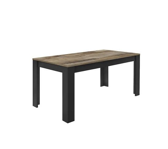 Table Basic Noir Mat-pero 180 X 79 X 90 Cm
